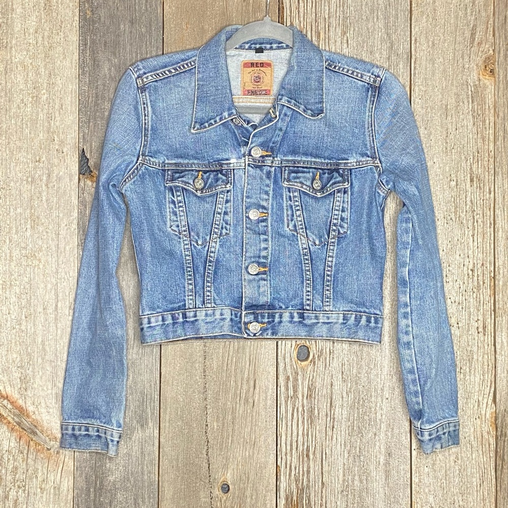 Women’s Red Engine Jean Jacket
